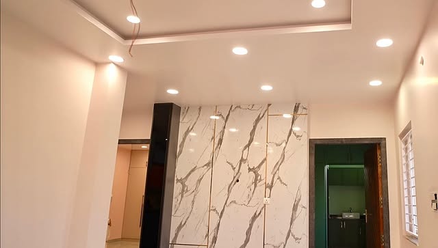 Marble Feature Wall & Ceiling