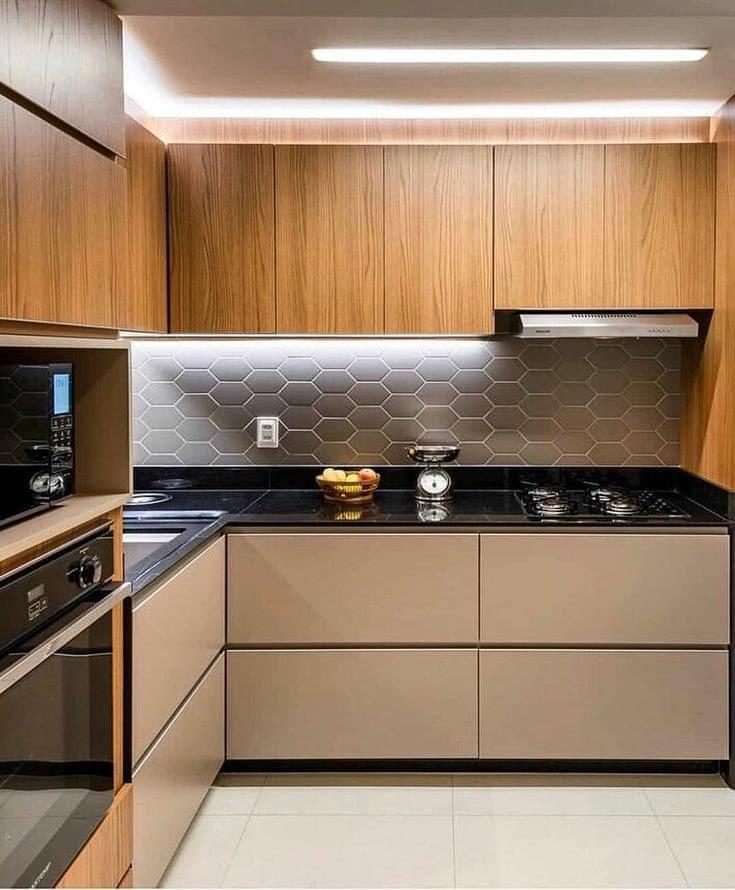 L-Shaped Modular Kitchen